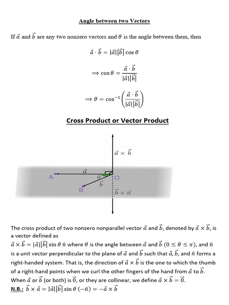 Vectors Xii | PDF