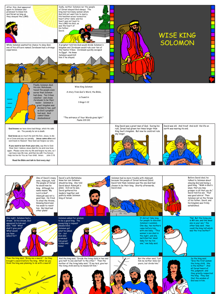 Solomon's Disobedience and Downfall | PDF | Solomons | David