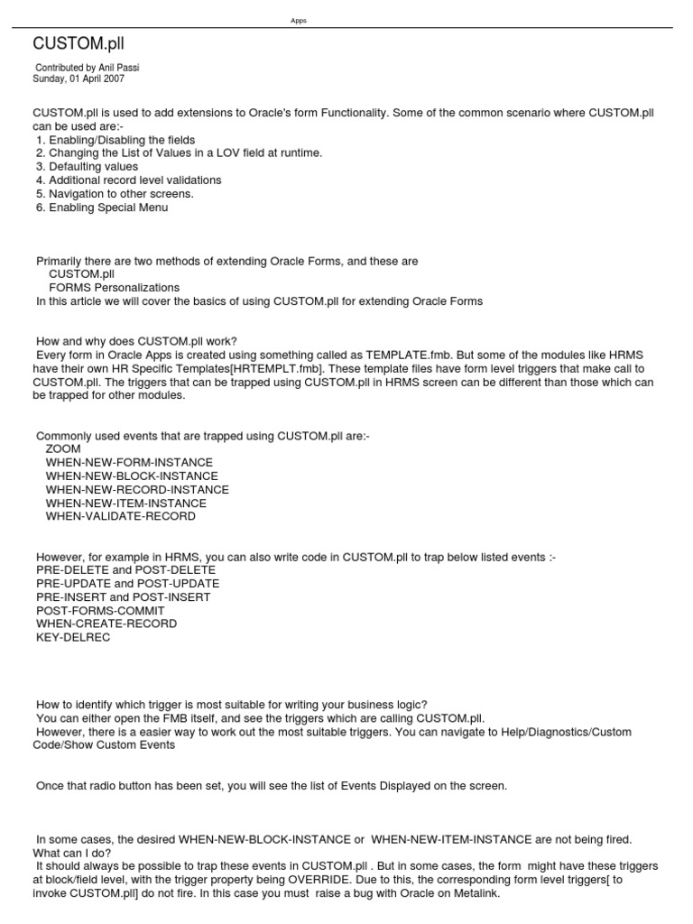 Custom PLL | PDF | Software Engineering | Computer Programming