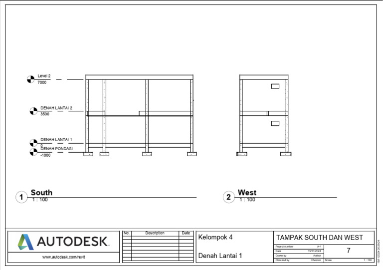 Tampak West Dan South | PDF