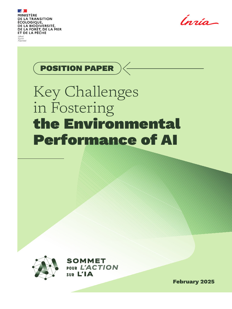 Position-Paper IA Env VDEF | PDF | Artificial Intelligence ...