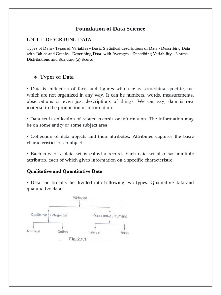 Understanding Data Types and Variables | PDF | Level Of Measurement ...