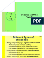 #15 & #16 Dividend Policy