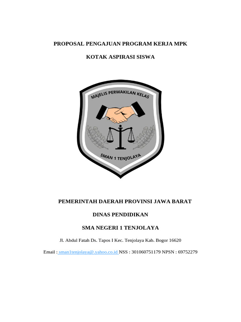 Program Kotak Aspirasi Siswa MPK | PDF