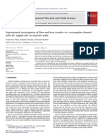 Experimental Thermal and Fluid Science: Francesca Satta, Daniele Simoni, Giovanni Tanda