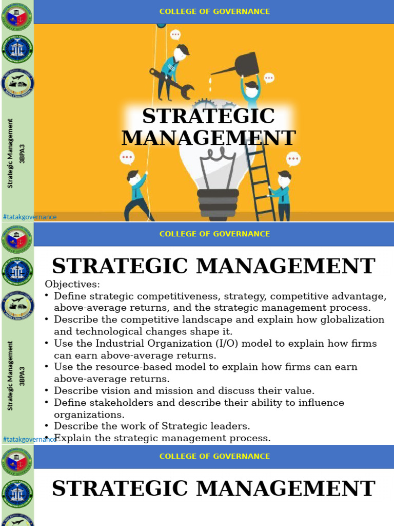 Strategic Management Overview Guide | PDF | Strategic Management ...