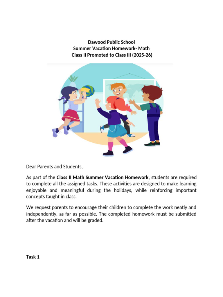 Math Class II Promoted To Class III | PDF