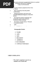 ENT Case Sheet | PDF | Human Nose | Tongue