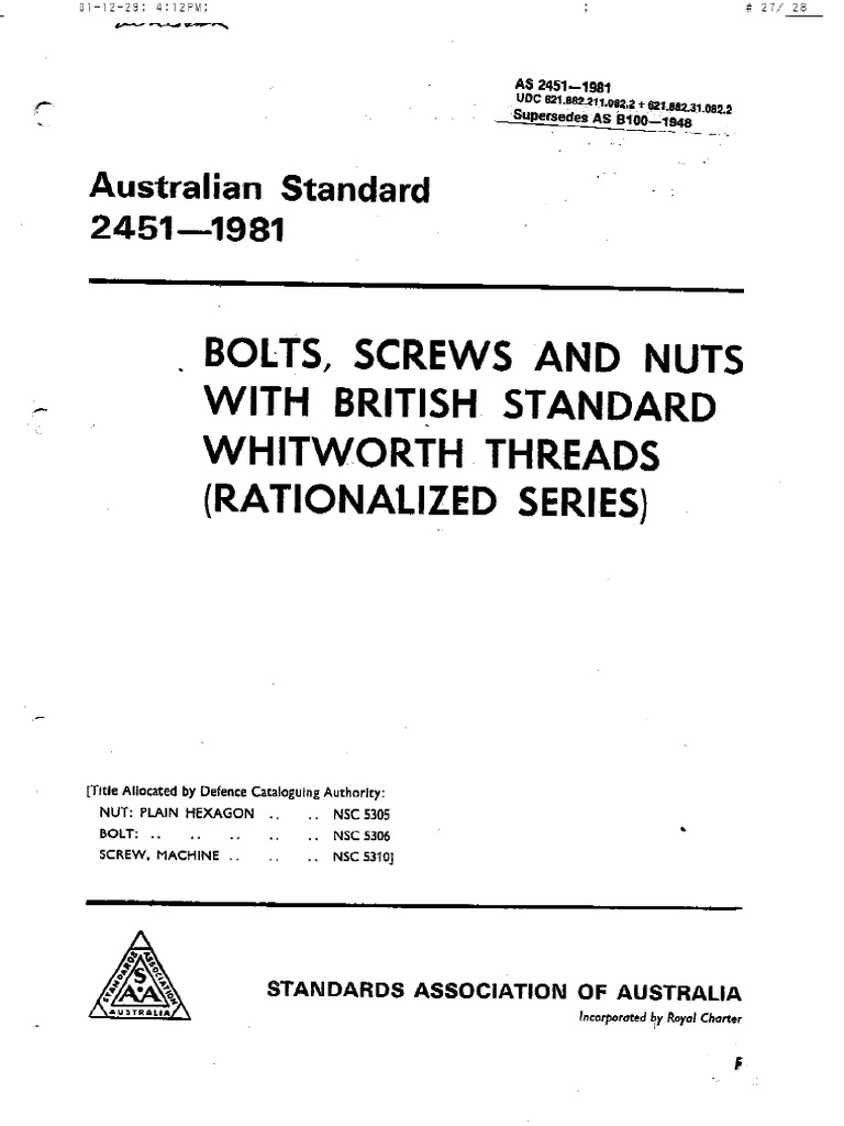 As 2451 - 1981 | PDF