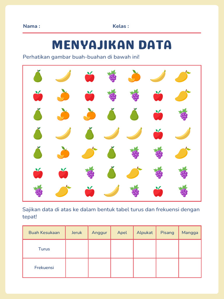 Tabel Turus dan Frekuensi Buah | PDF
