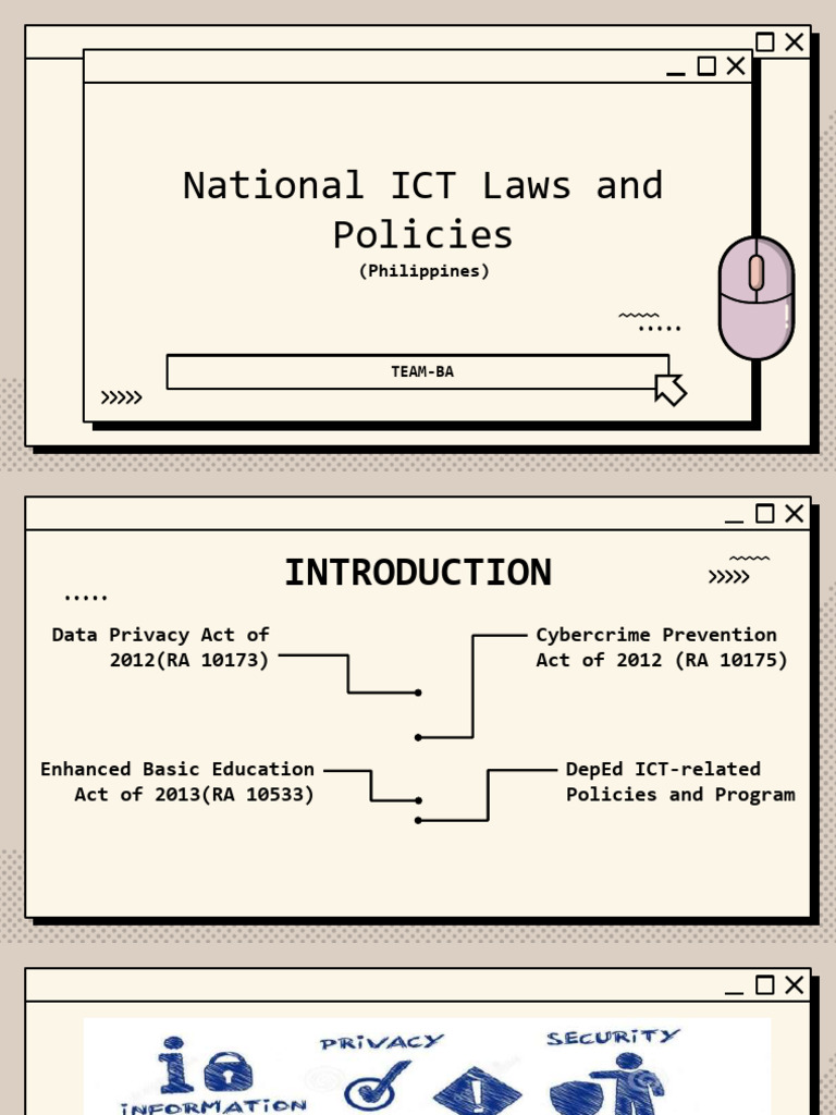 ICT Laws Addressing Ethical Concerns | PDF | Information And ...