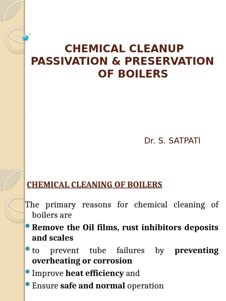 Boiler Passivation Procedures Explained | PDF | Corrosion | Boiler