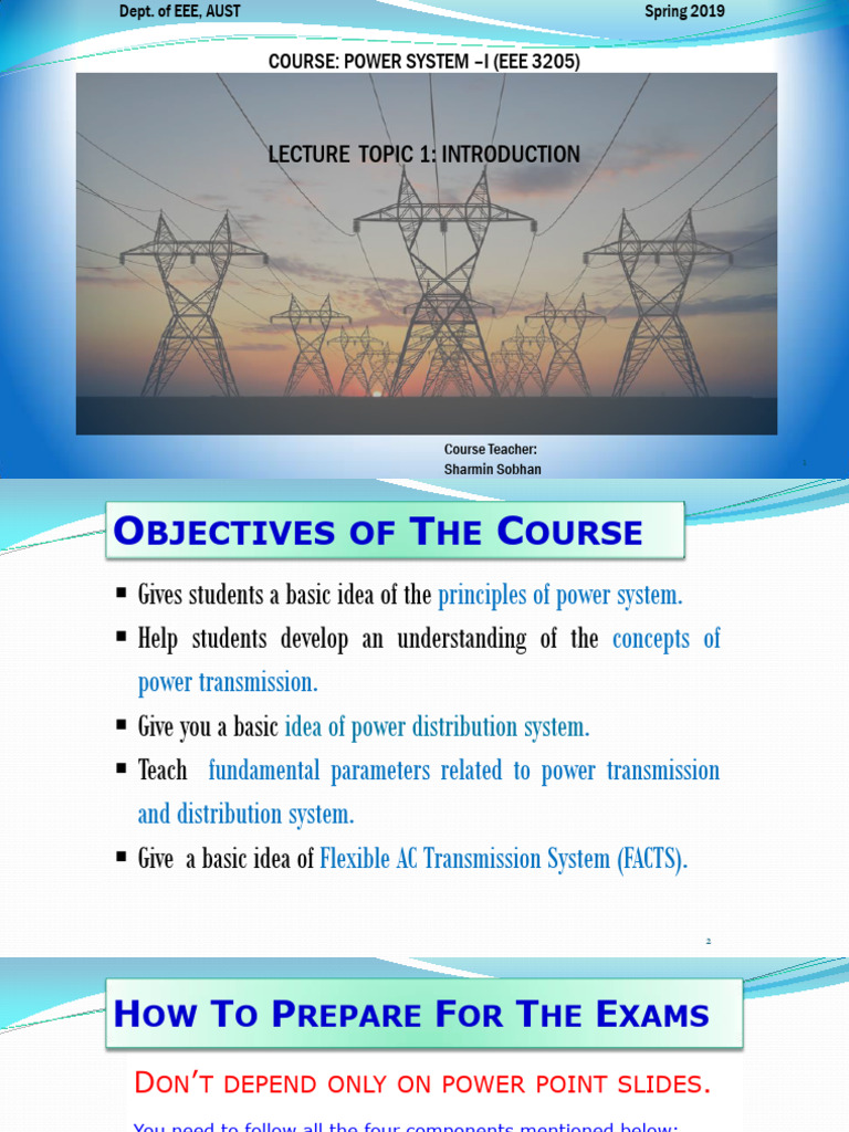 Power System Fundamentals Overview | PDF | Inductance | Electric Power ...