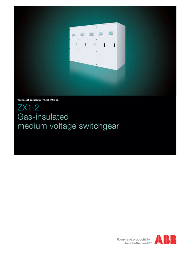 ABB ZX1.2 Gas Insulated High Tension Switchgear | PDF