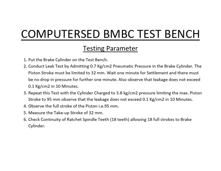 Test Bench | PDF