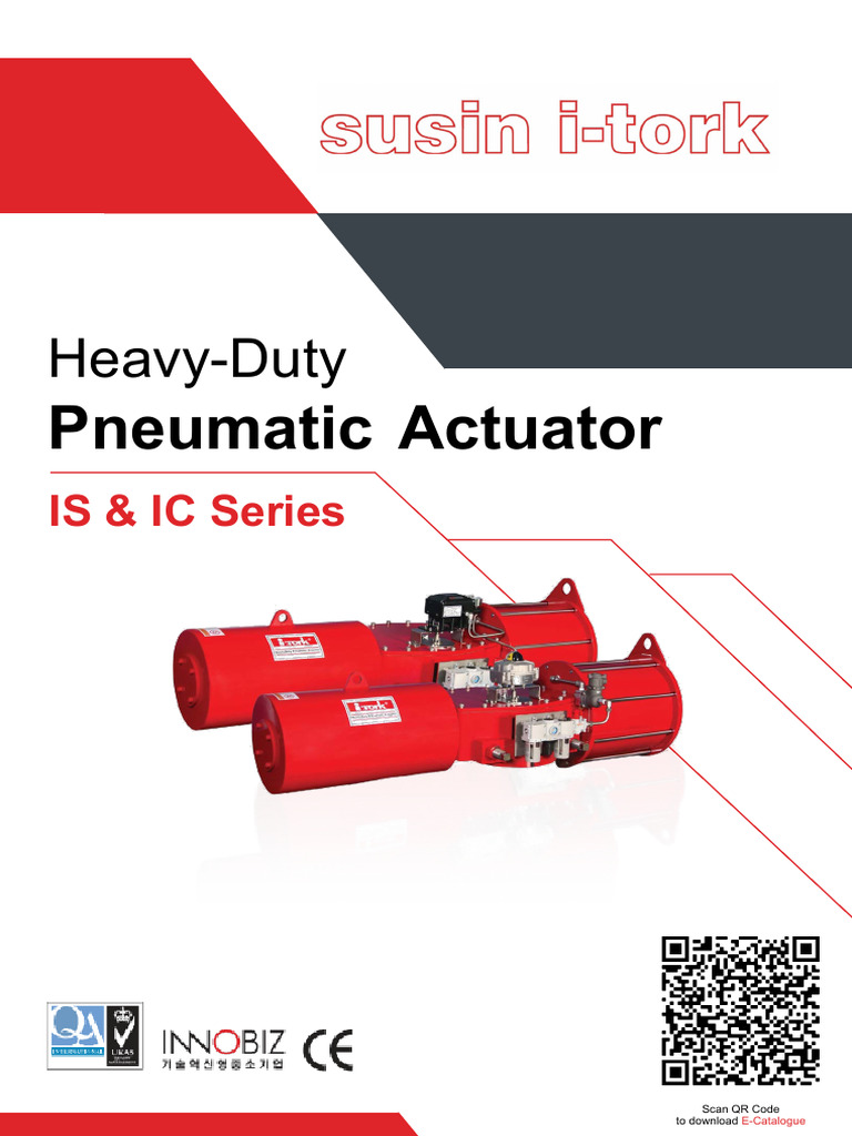 Heavy-Duty Pneumatic Actuators IS & IC | PDF | Piston | Steel