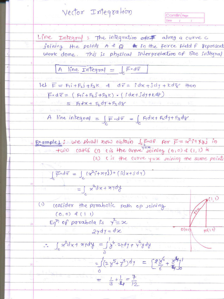 Vector Integgral Calclus 1 | PDF