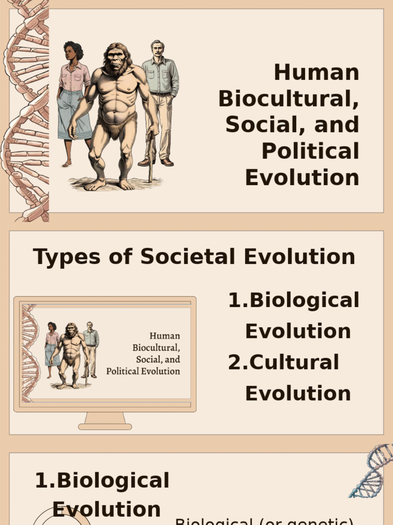 Human Evolution: Biocultural Insights | PDF | Homo | Evolution