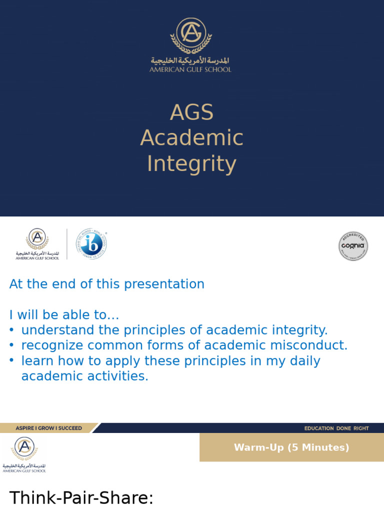 Understanding Academic Integrity Principles | PDF | Learning | Cognition