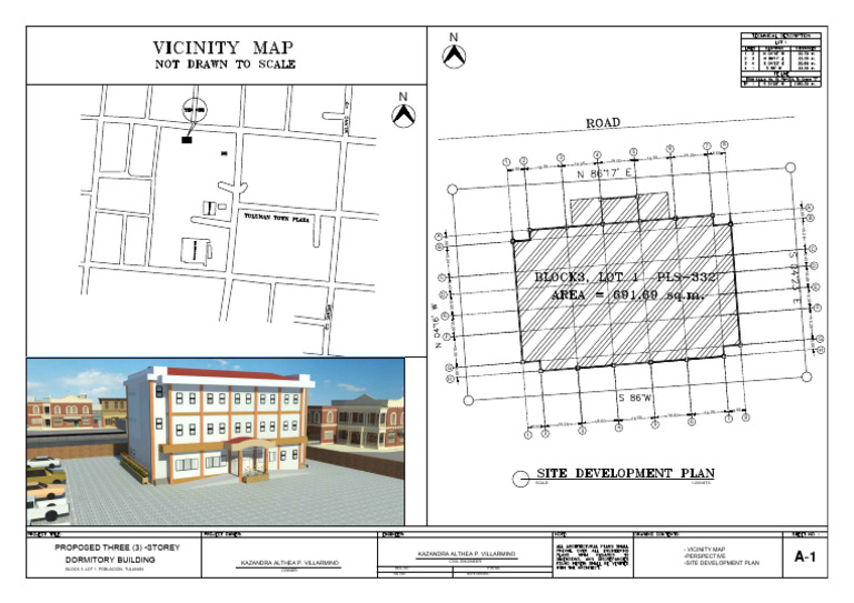 Proposed Three-Storey Dormitory Plan | PDF