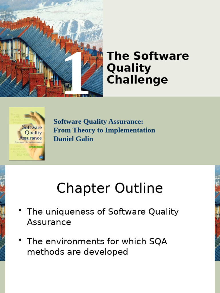 Chapter 1 Software Quality Challenge | PDF | Quality Assurance | Software