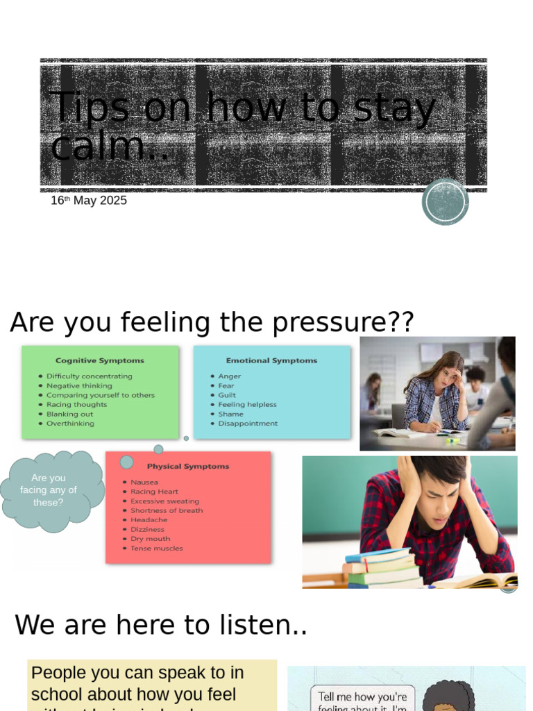 Tips On How To Manage Exam Fear | PDF