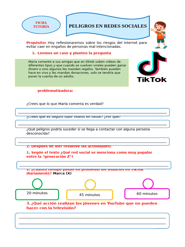 Riesgos y cuidados en redes sociales | PDF | Servicio de redes sociales ...