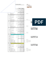 Investment Proposal Summary Pricelist #PASEO DE ROCES-010112-01B (Term Sheet: May 26, 2011)