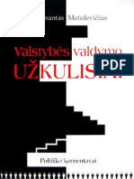 Valstybes Valdymo Uzkulisiai