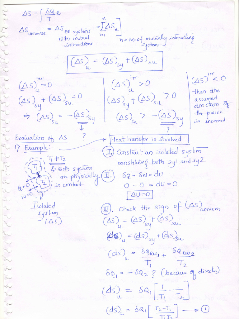 Numericals On Change in Entropy | PDF