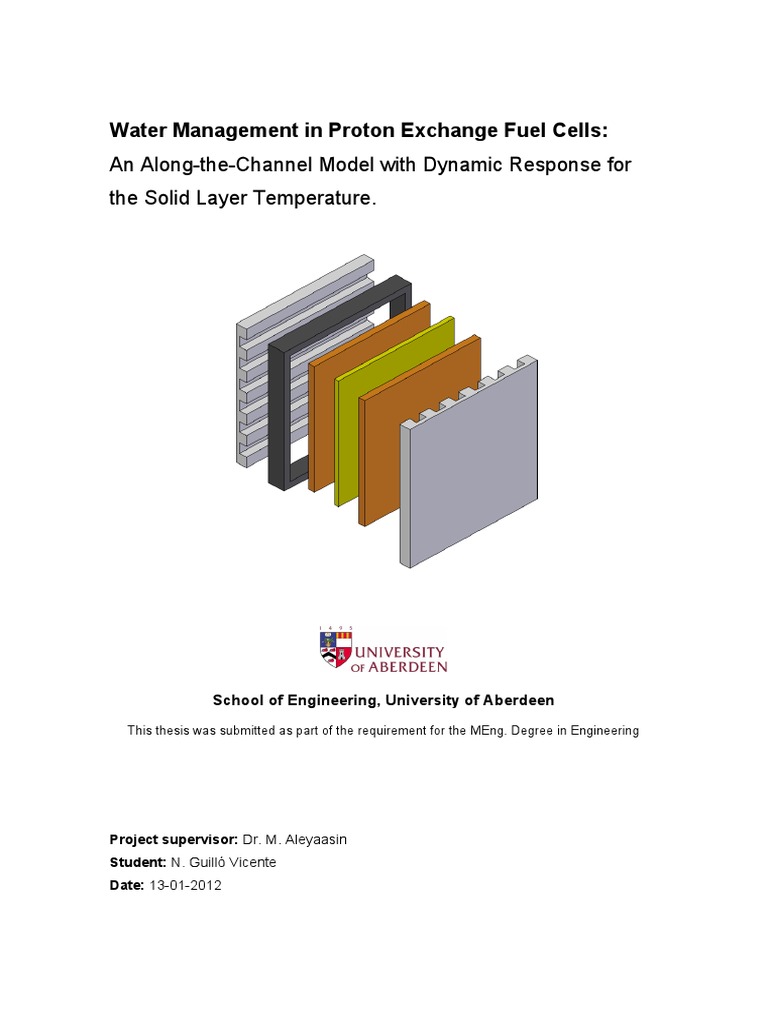 Fuel Cell Thesis PDF Fuel Cell Chemistry