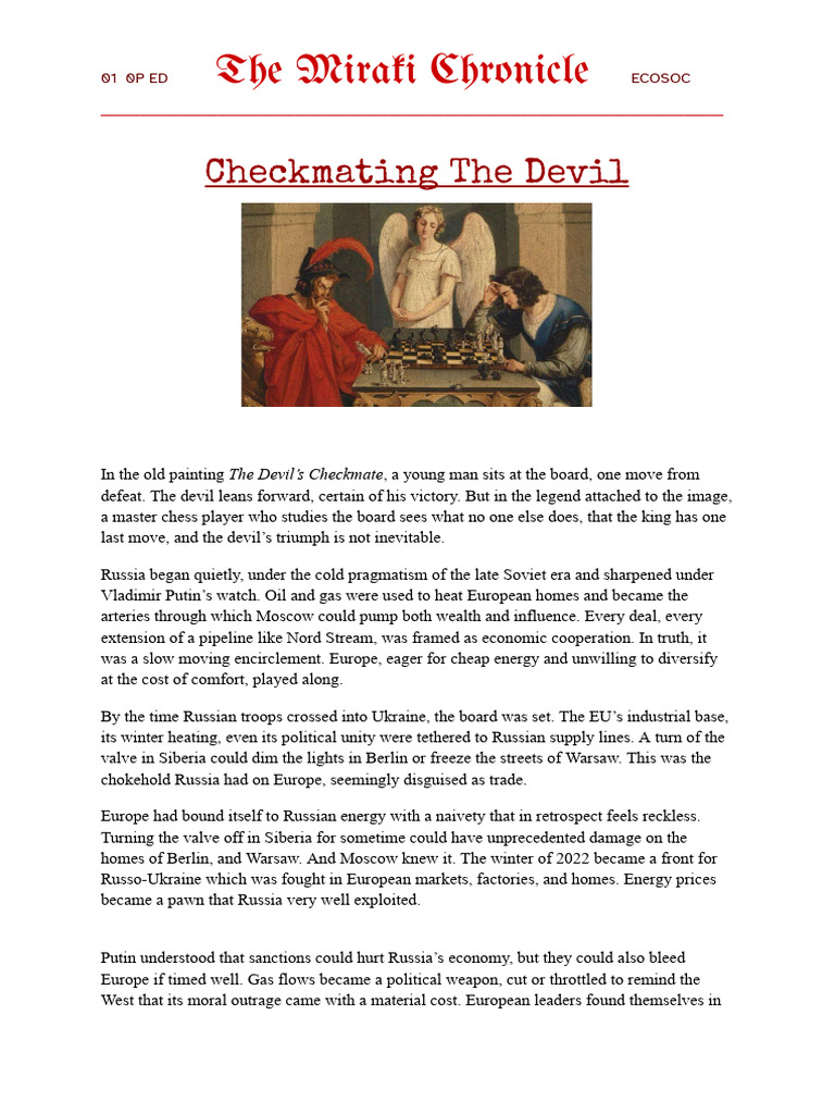 Checkmating The Devil | PDF | Russia | World Politics