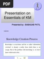 Knowledge Creation Process PPT at Bec Doms Bagalkot Mba