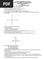 Class 9 Coordinate Geometry Worksheet | PDF | Cartesian Coordinate ...