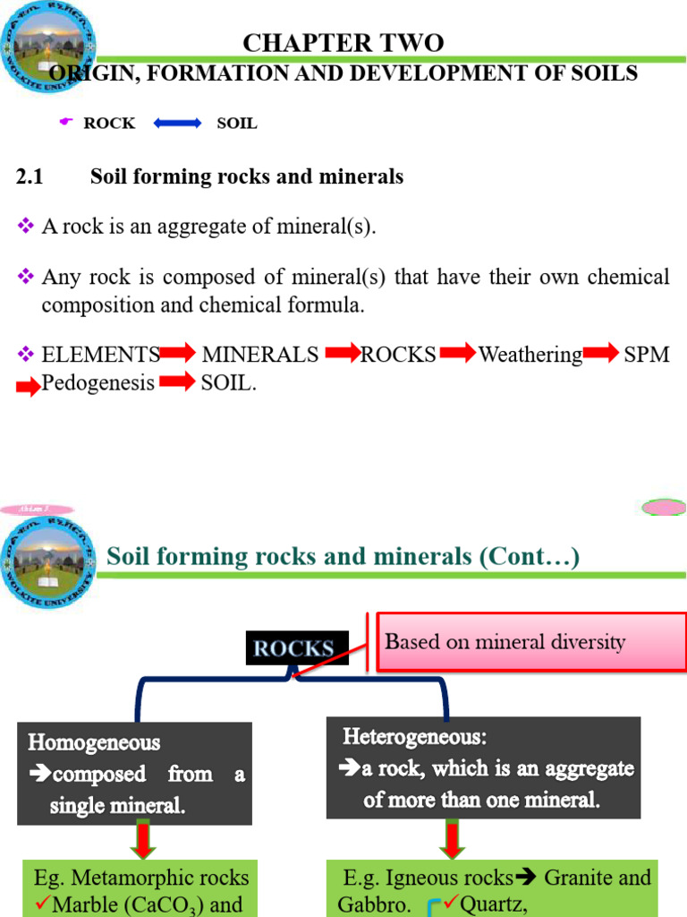 Soil Formation: Rocks, Minerals, and Factors | PDF | Rock (Geology) | Soil