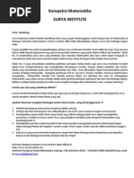 Download Kompetisi Matematika Ok Surya Instiute Nov 2010 by suryaming2012 SN90759622 doc pdf