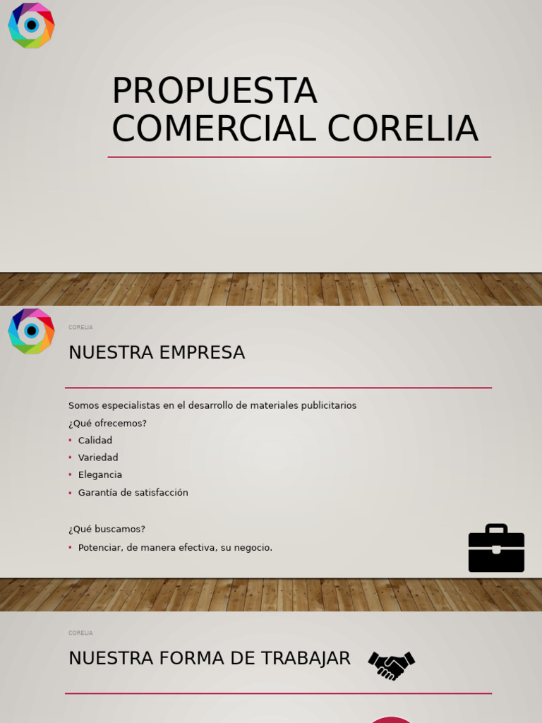 Propuesta Comercial Corelia Siboney Silva Cardenas Herramientas ...