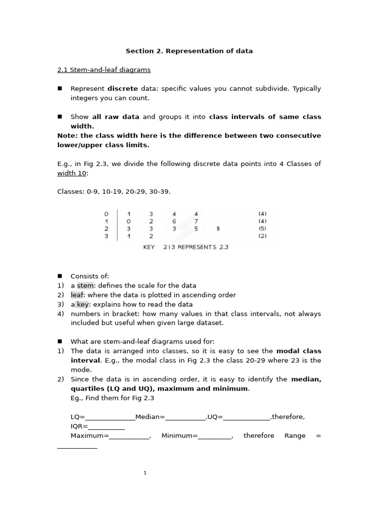 Data Representation Techniques Explained | PDF | Quartile | Statistical ...