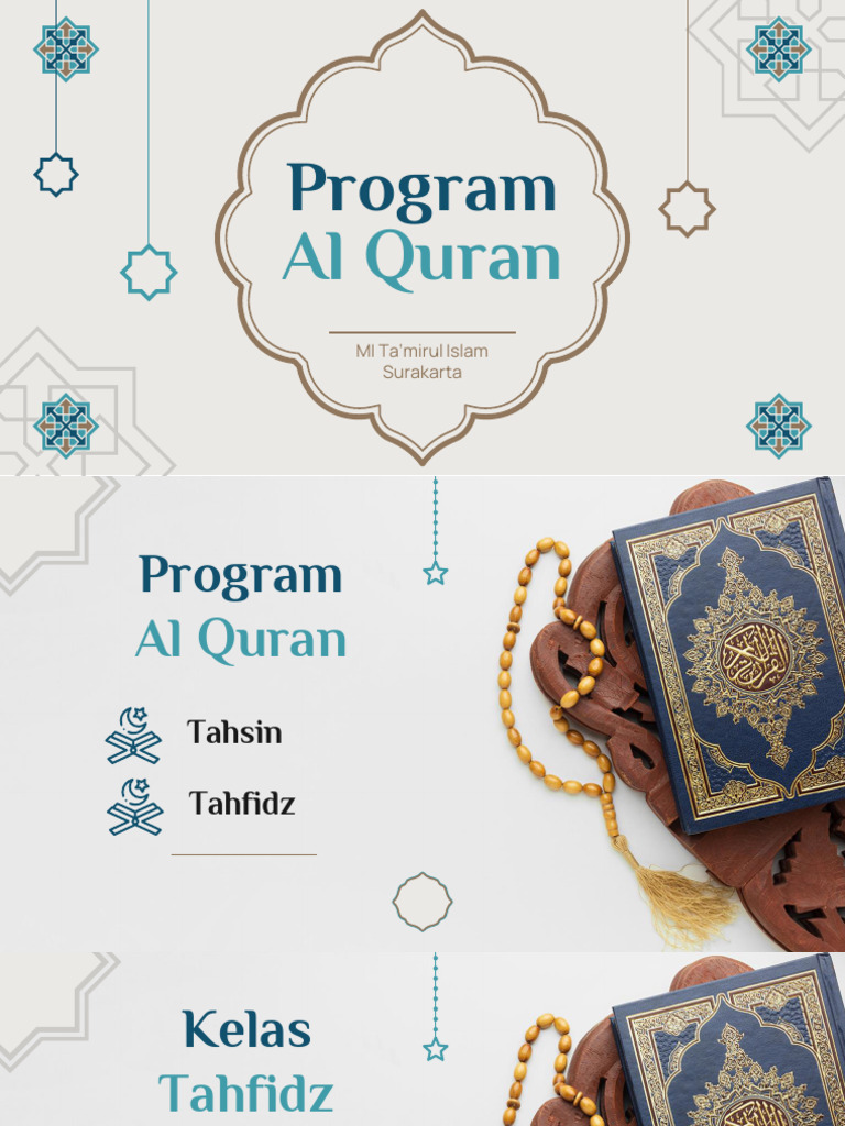 920492aa Bc6d 47b9 83b3 8801388b8f47 Presentasi Program Al Quran | PDF