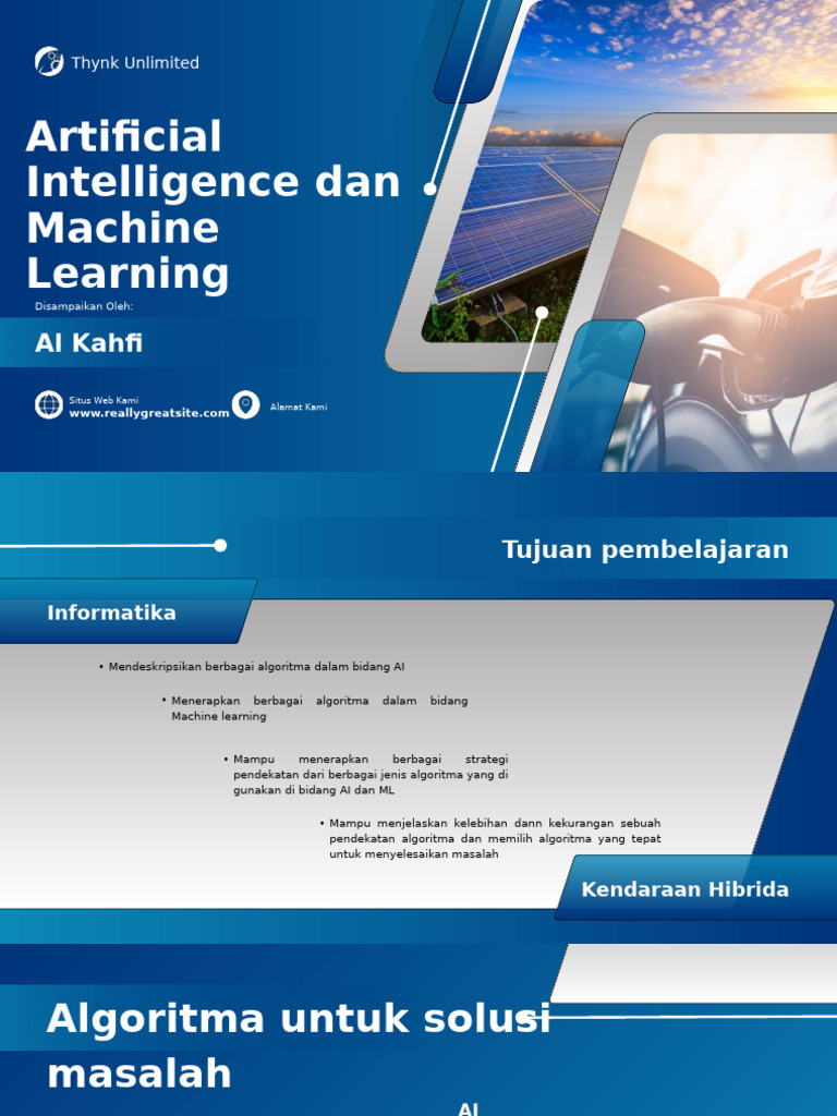 Algoritma AI dan Machine Learning | PDF