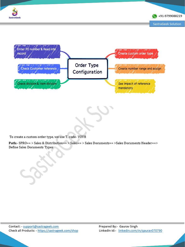 Custom Order Type Creation Guide | PDF | Computing