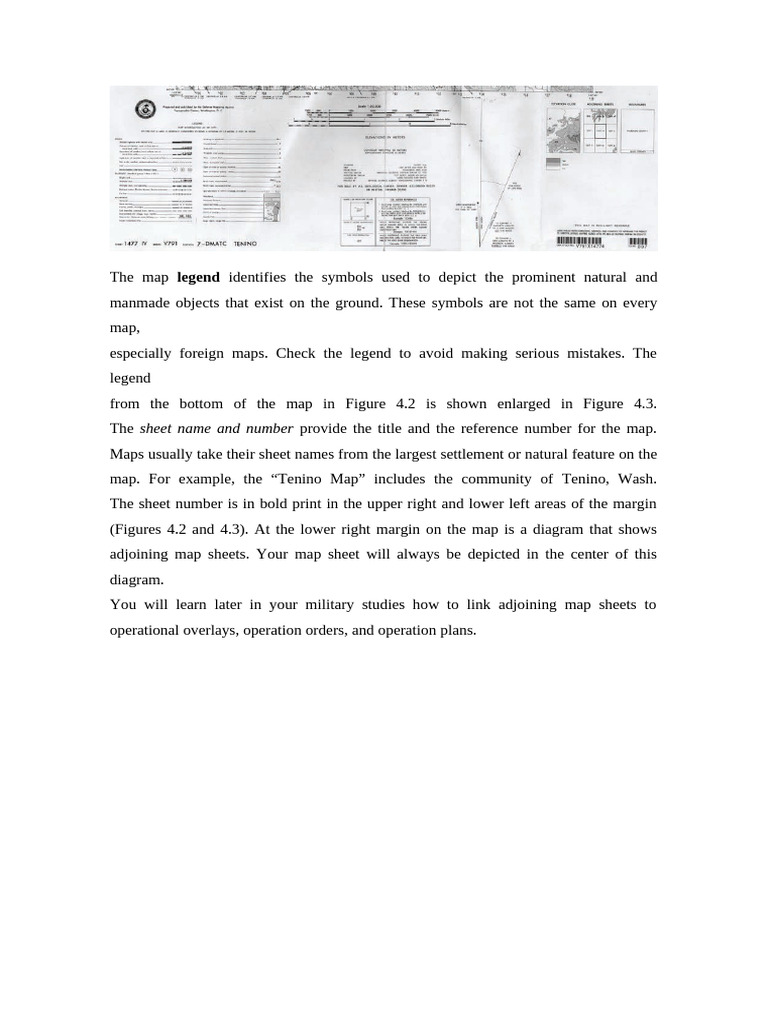 Understanding Army Map Legends | PDF