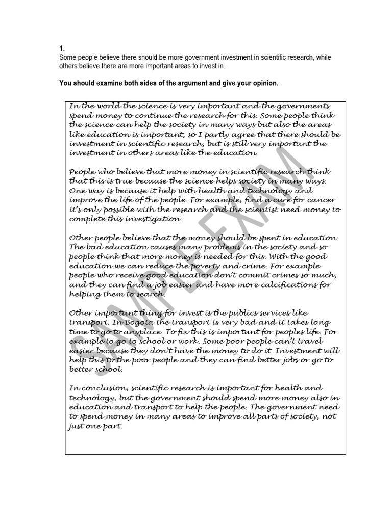 L6 Writing Sample FInal Exam | PDF | Learning | Cognition