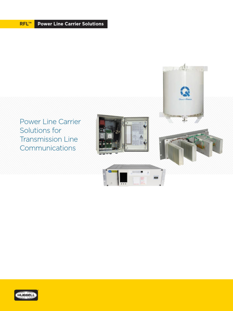 Power Line Carrier Solutions Overview | PDF | Electrical Engineering ...