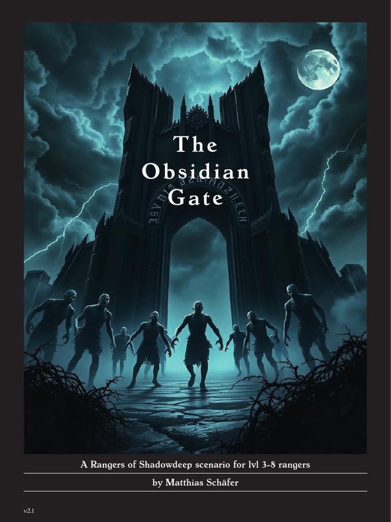 Obsidian Gate Scenario for Rangers | PDF