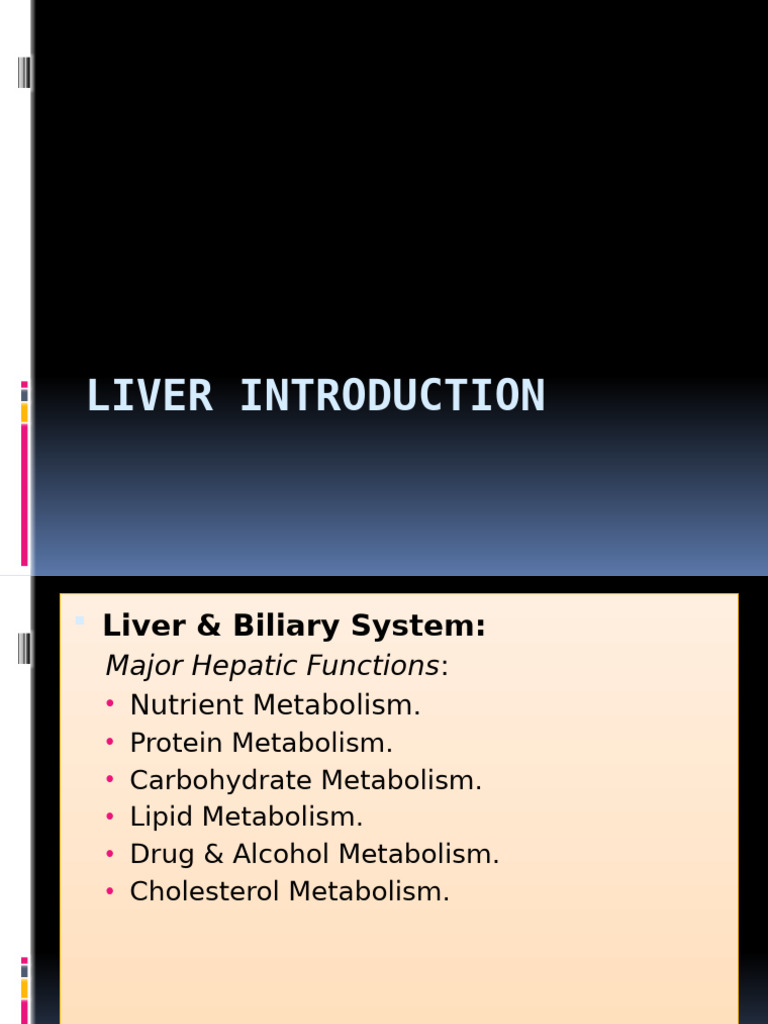 Comprehensive Overview of Liver Functions | PDF | Liver | Medical ...