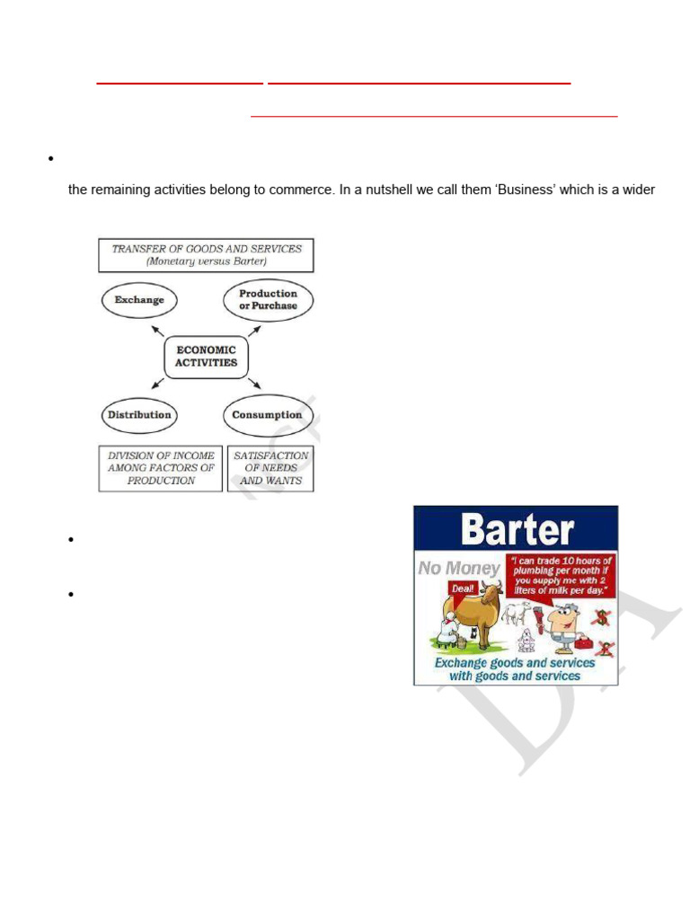 Evolution of Commerce and Business | PDF | Commerce | Goods
