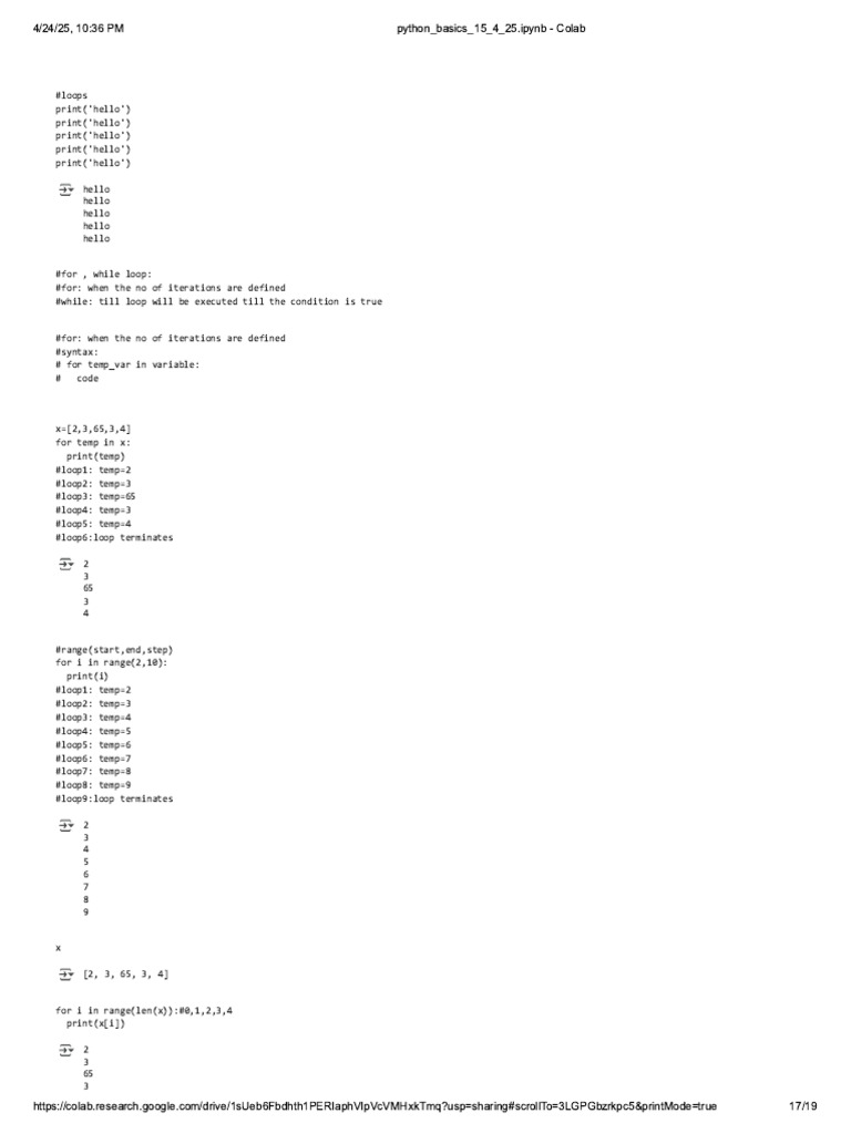 Python Basics 24-4-25 | PDF