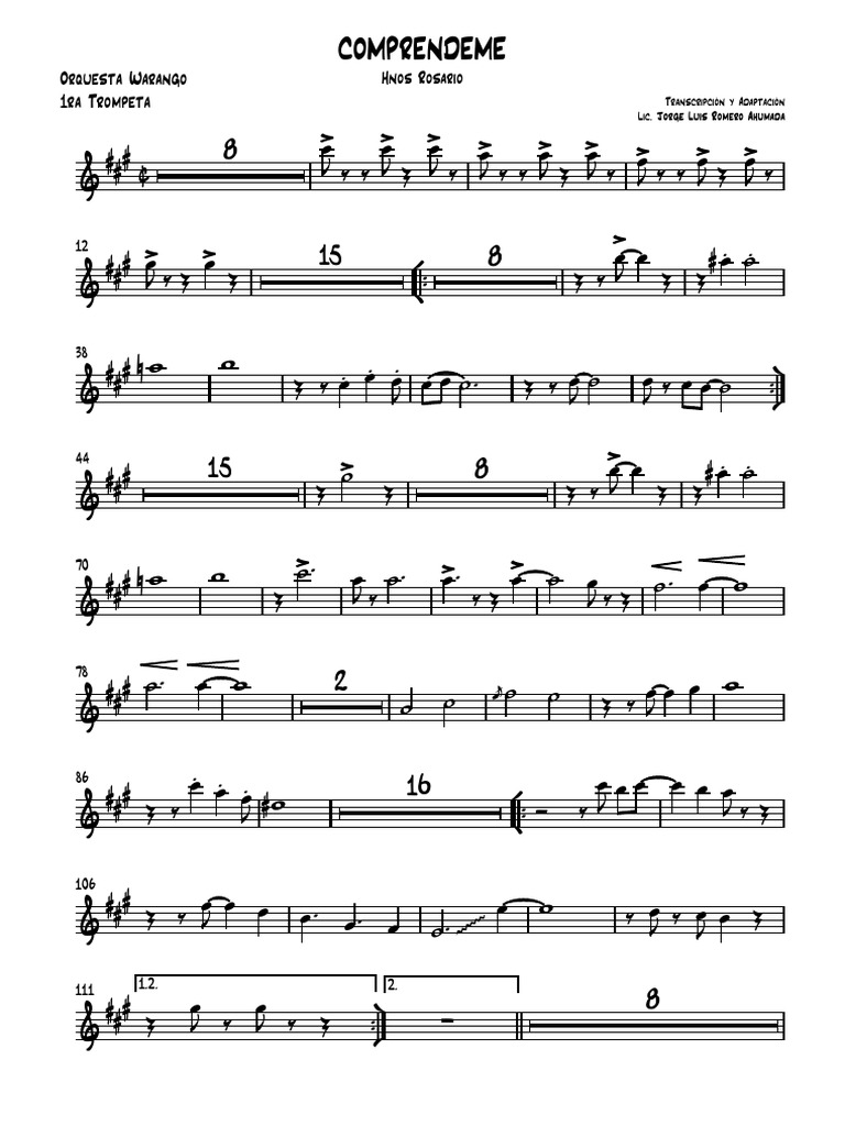Orquesta Warango: Trompeta 