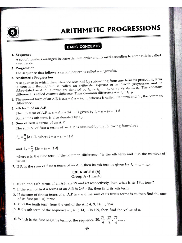 Maths CH 5 AP | PDF